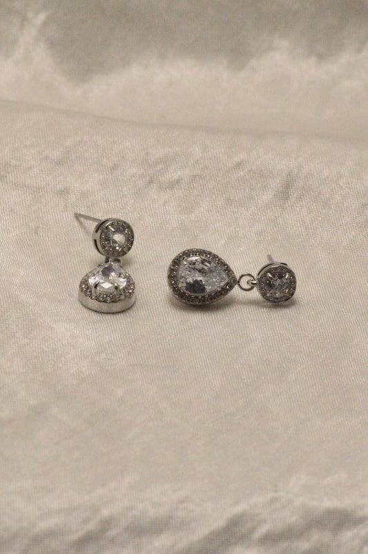 Silver Petal earrings