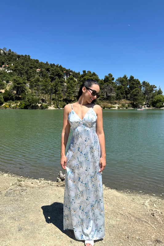 Nymphs Floral Maxi Φόρεμα