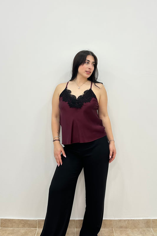 Velvet Rouge Lingerie Top