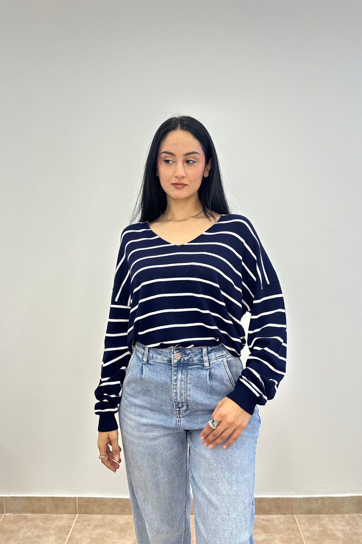 Marinière Blue top