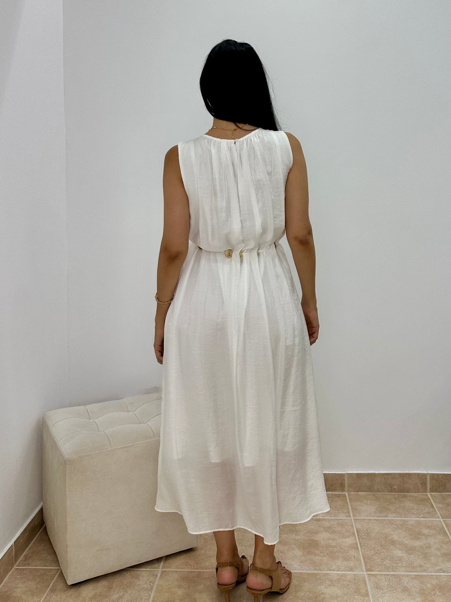 Lumière Φόρεμα με Ζώνη με Χάντρες
