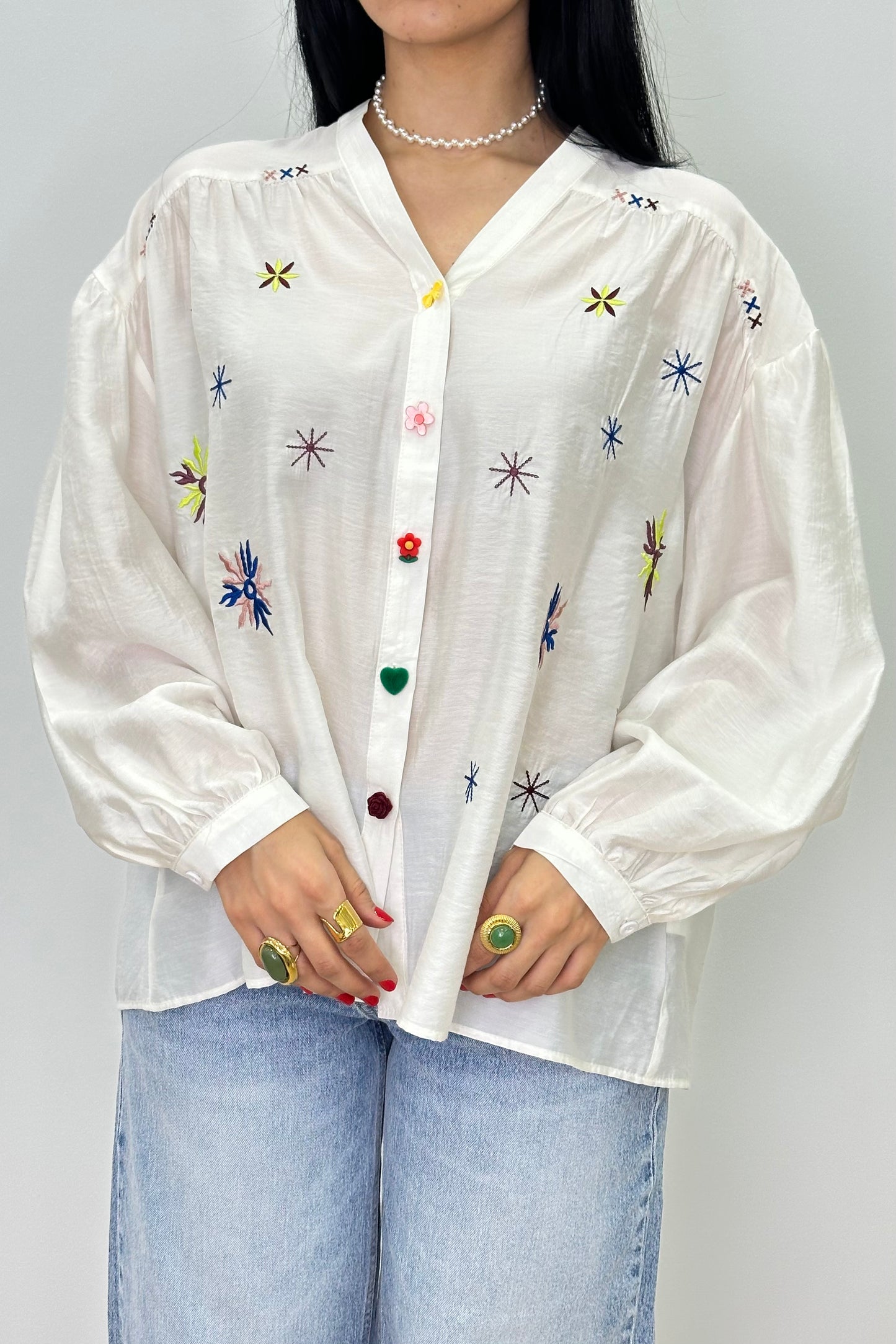 Candy button shirt