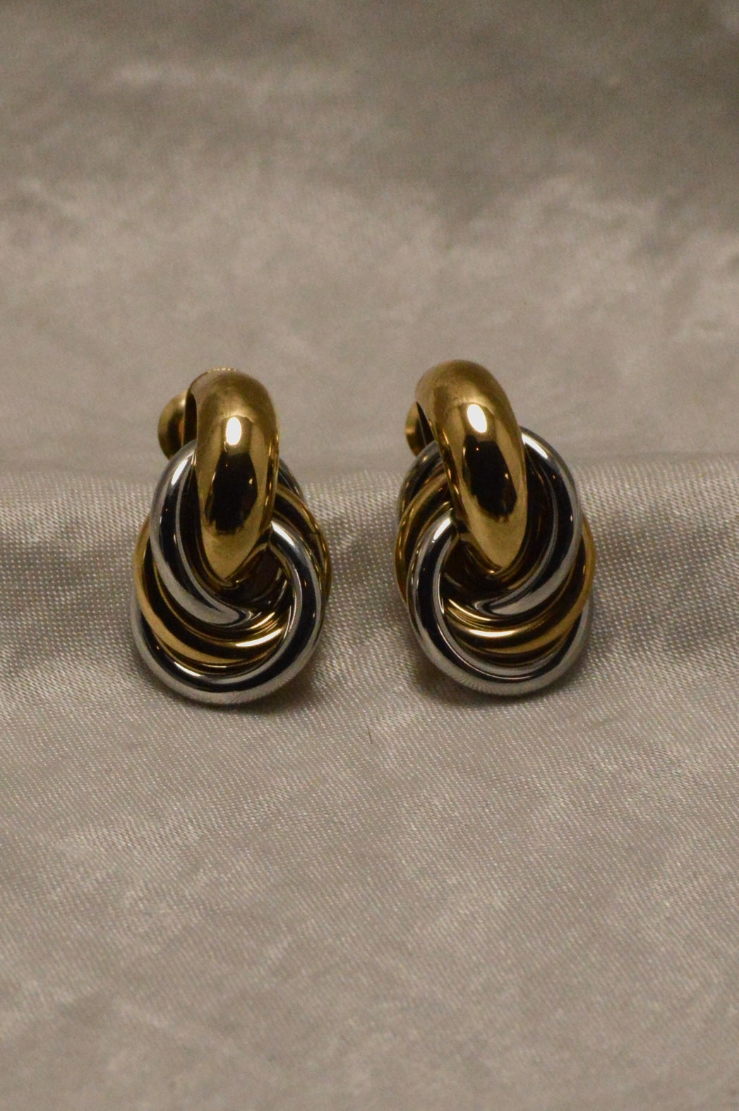 Mixed Knot earrings