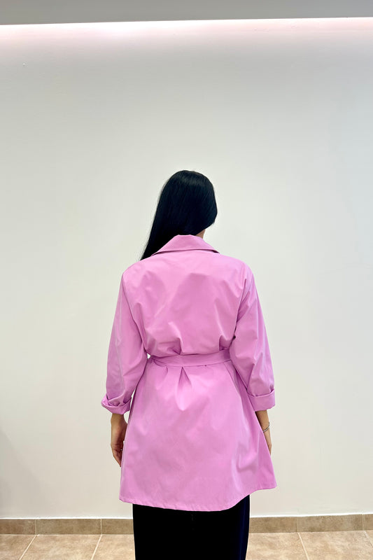Ethereal Pink Trench