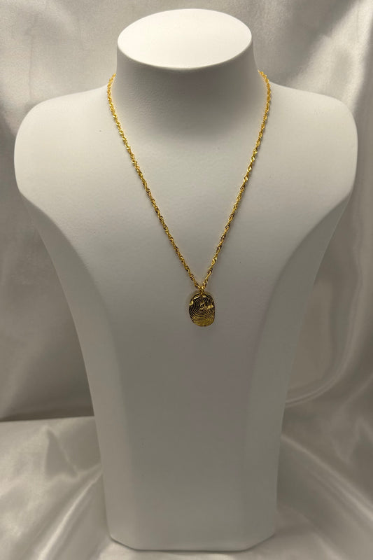 Fingerprint necklace