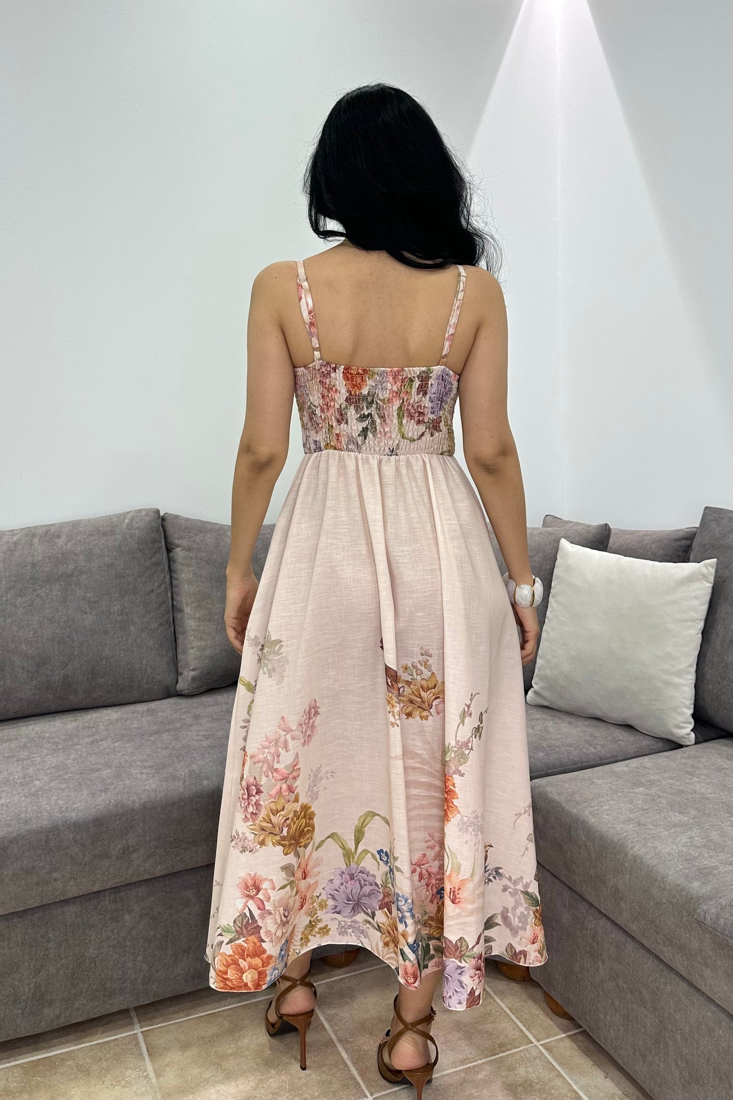 Rosalie Floral Μάξι Φόρεμα