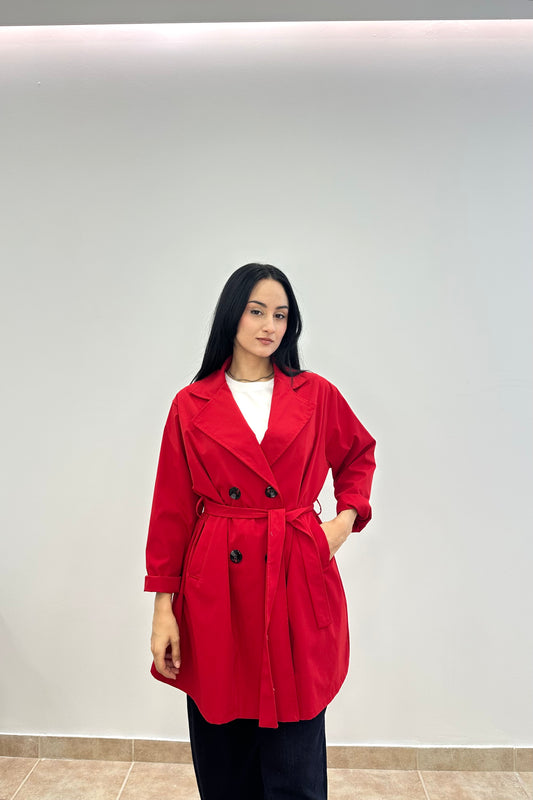 Ethereal Red Trench