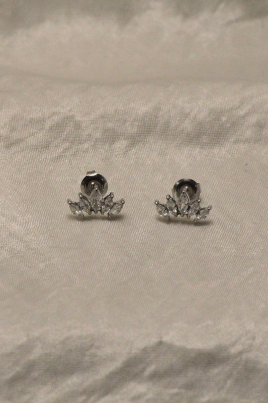 Crown earrings