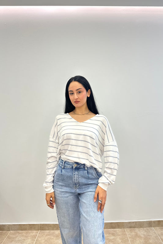 Marinière Grey top