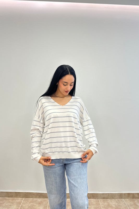 Marinière Grey top