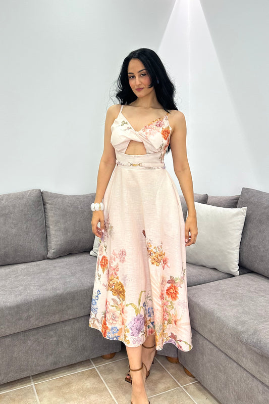 Rosalie Floral Μάξι Φόρεμα