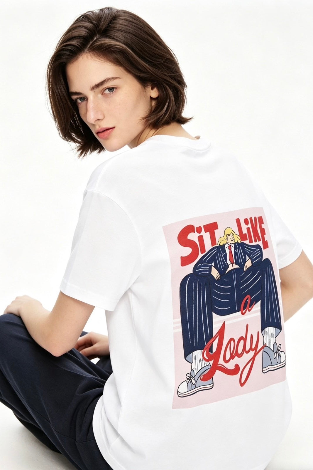 Sit like a lady T-shirt
