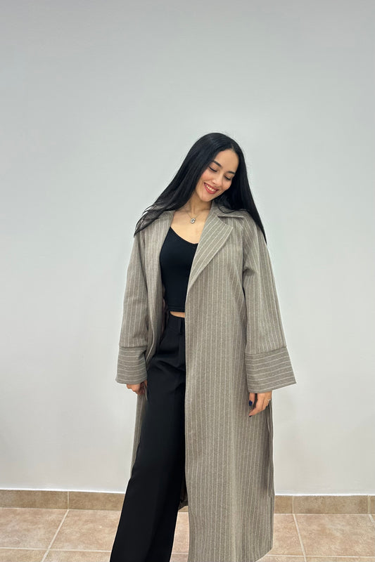Pinstripe Coat