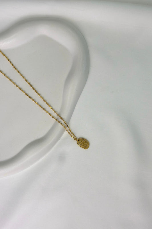 Fingerprint necklace