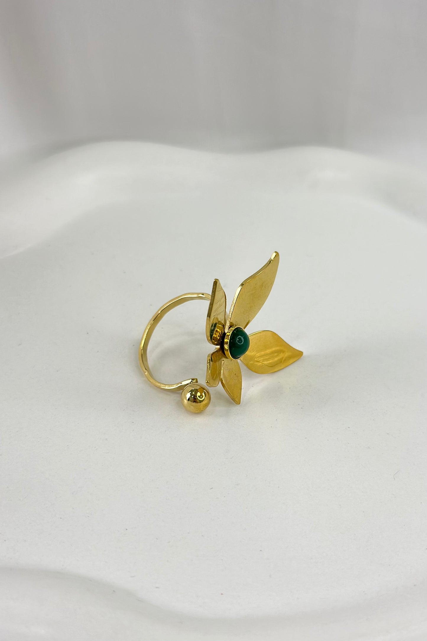 Golden Flower Ring