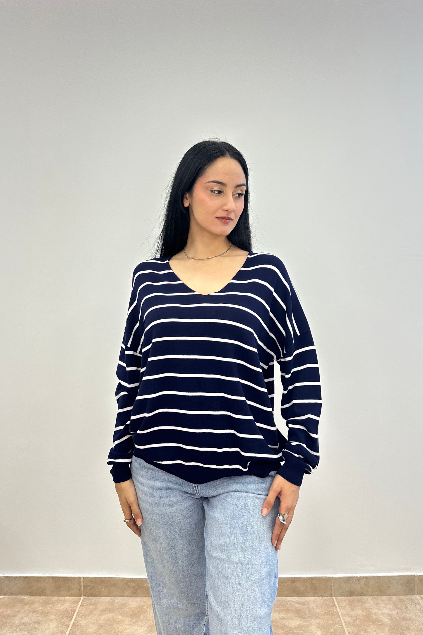Marinière Blue top
