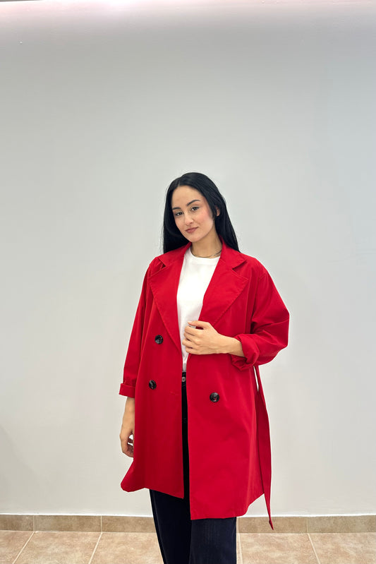 Ethereal Red Trench