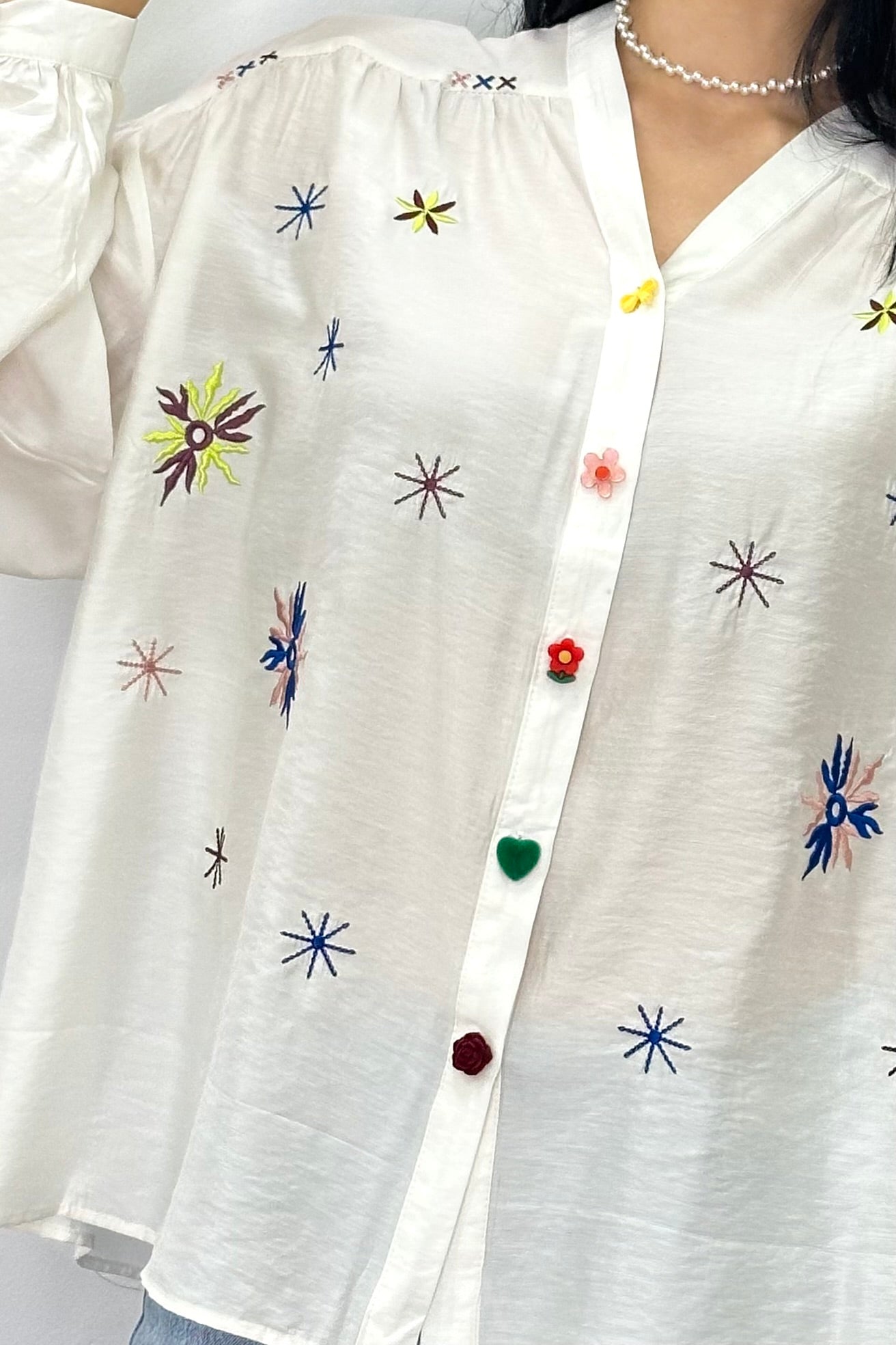 Candy button shirt