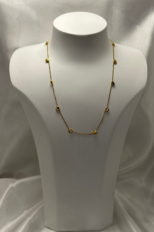 little hearts necklace