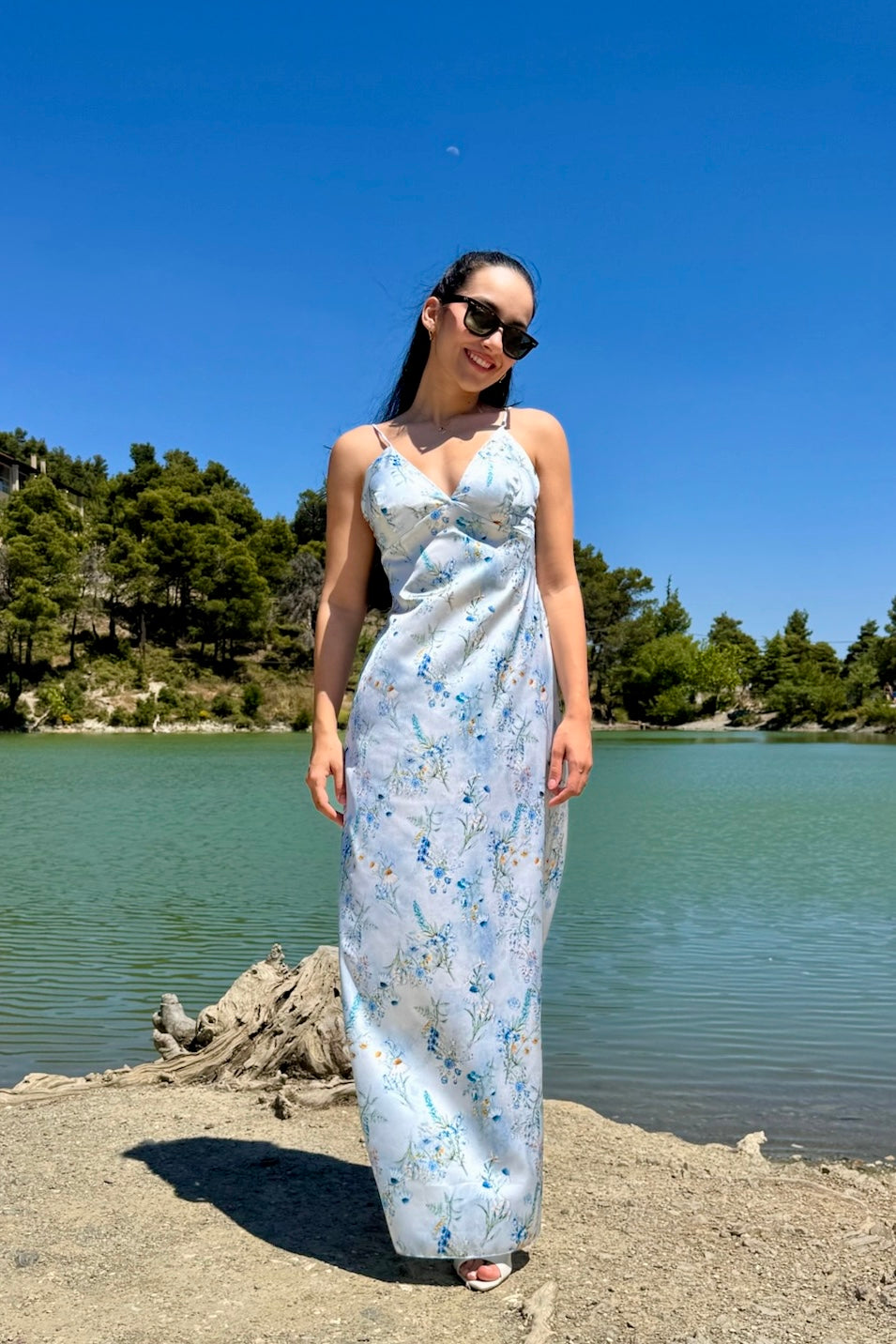 Nymphs Floral Maxi Φόρεμα