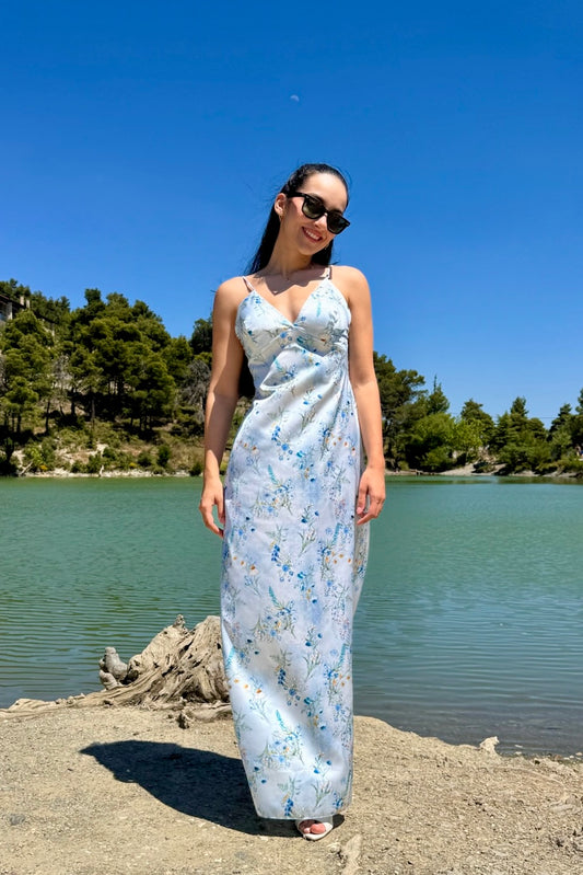 Nymphs Floral Maxi Φόρεμα