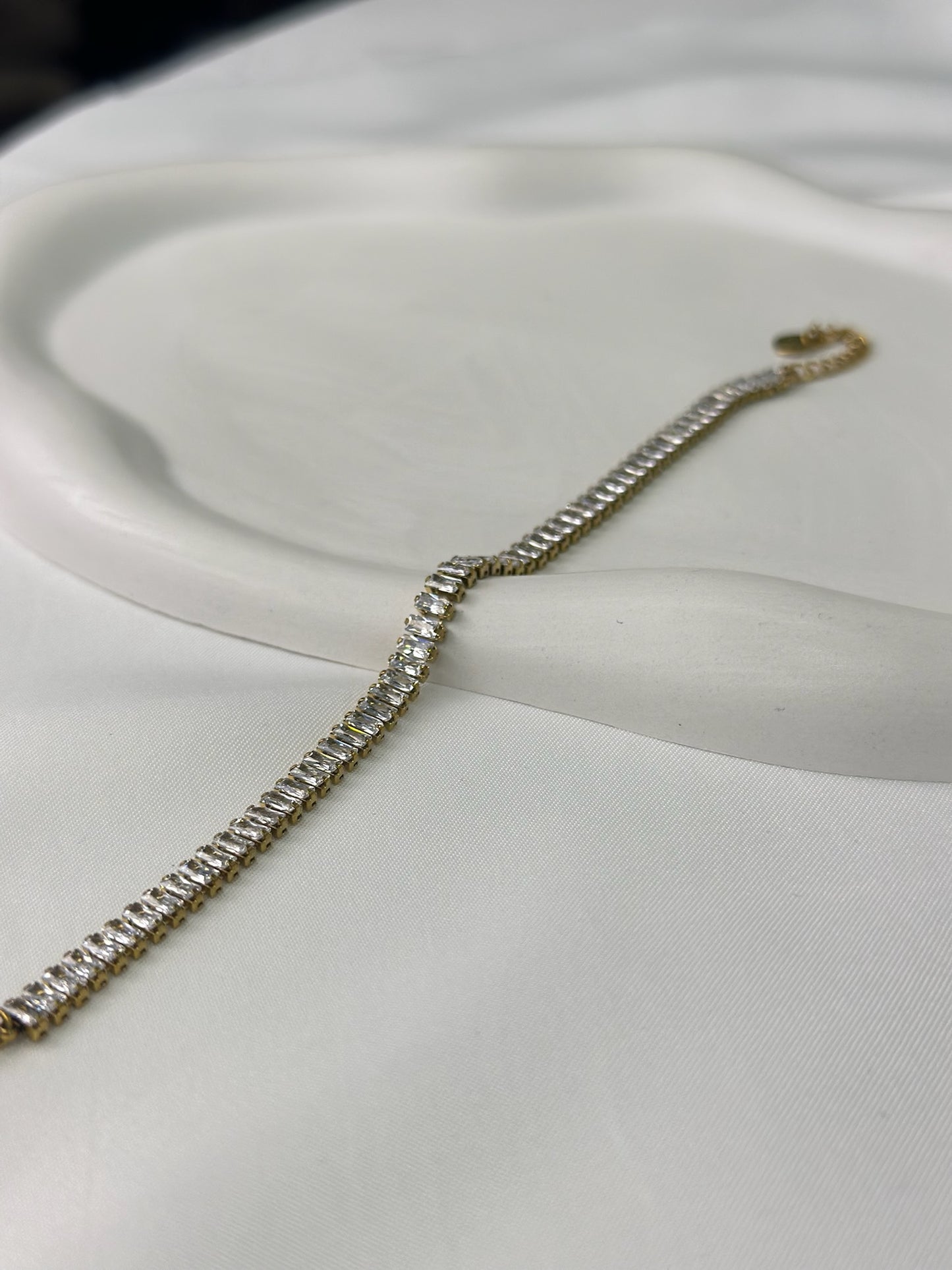 Gold Tennis Bracelet