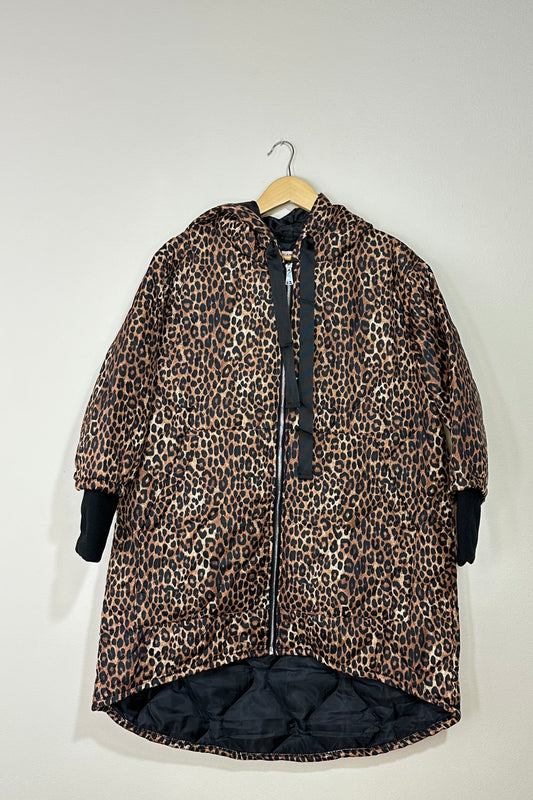 Leopard lovers puffer jacket