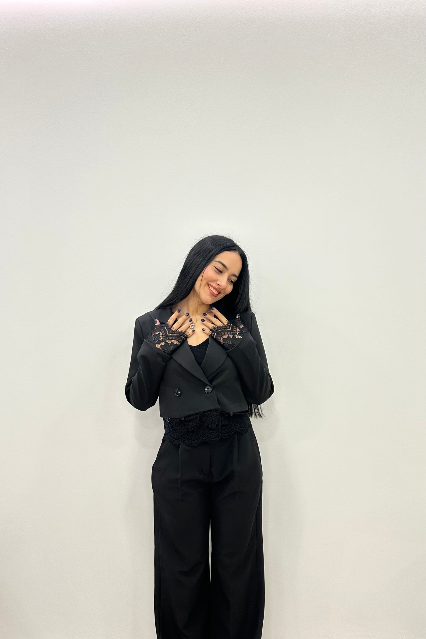 Midnight Lace Blazer