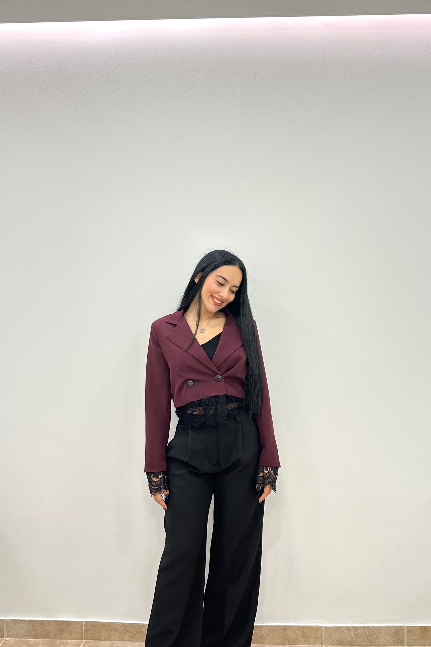 Midnight Lace Blazer