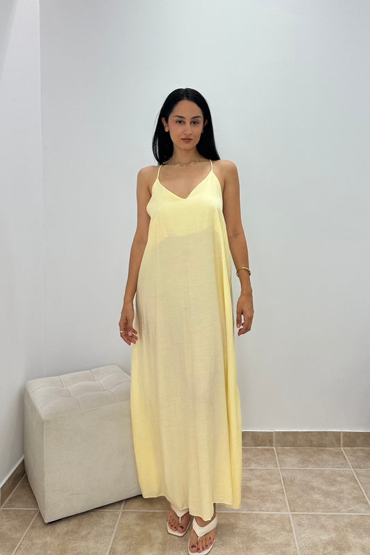 Lemon Drop Κίτρινο Φόρεμα