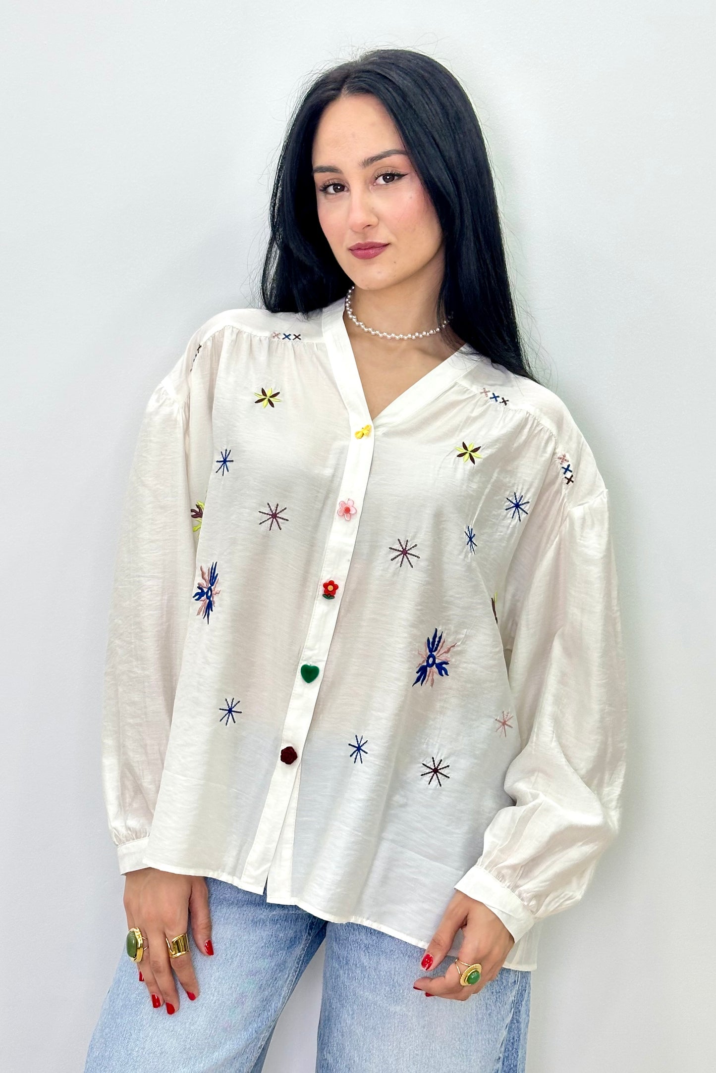 Candy button shirt