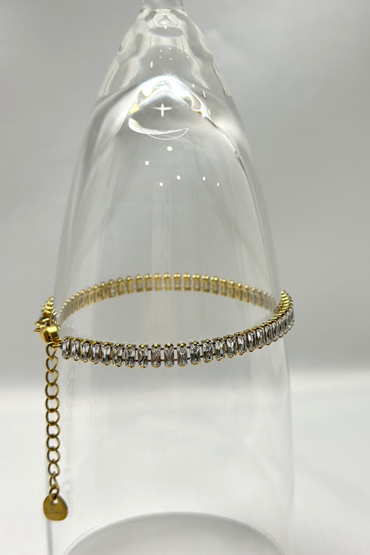 Gold Tennis Bracelet