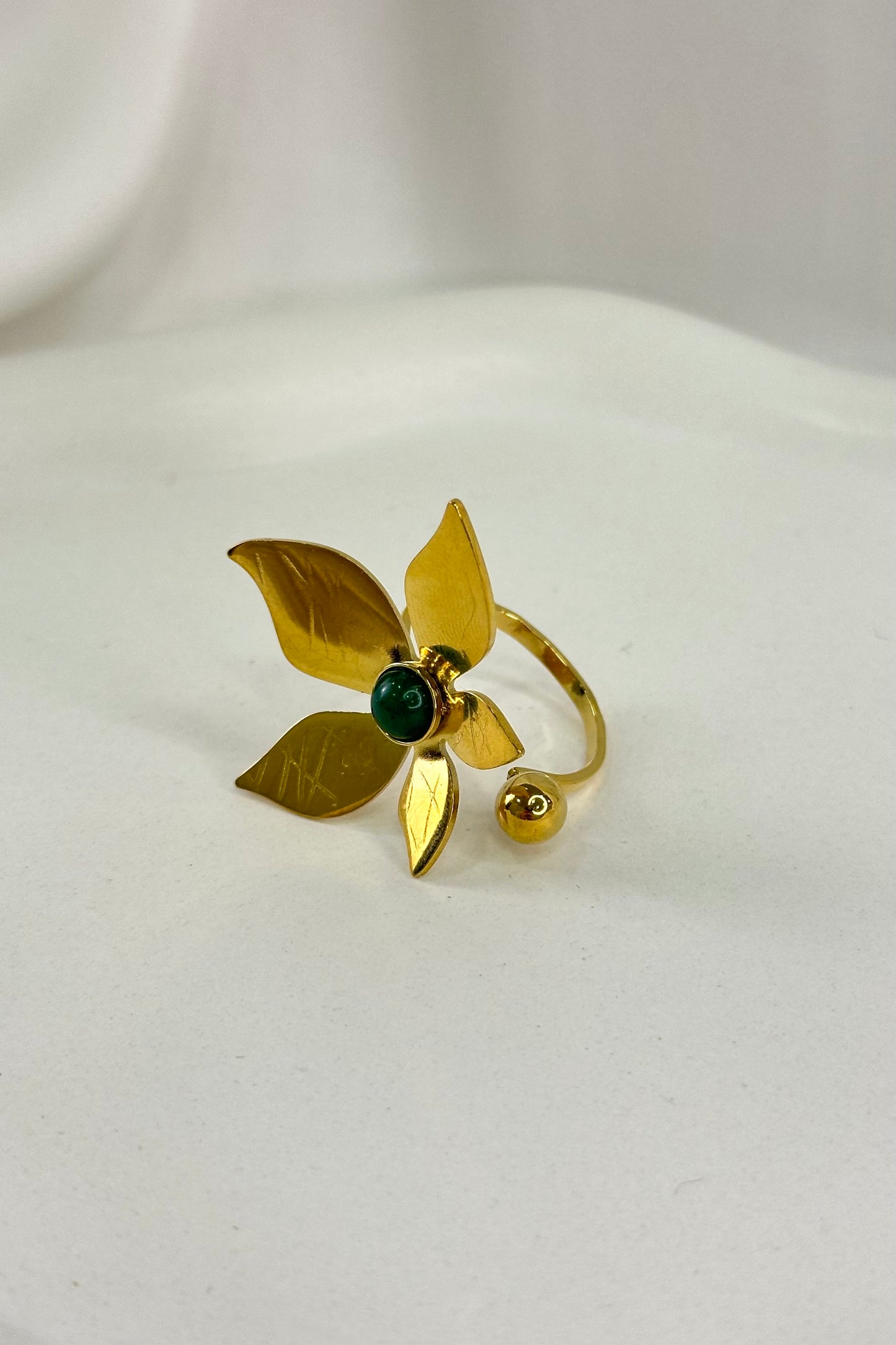 Golden Flower Ring