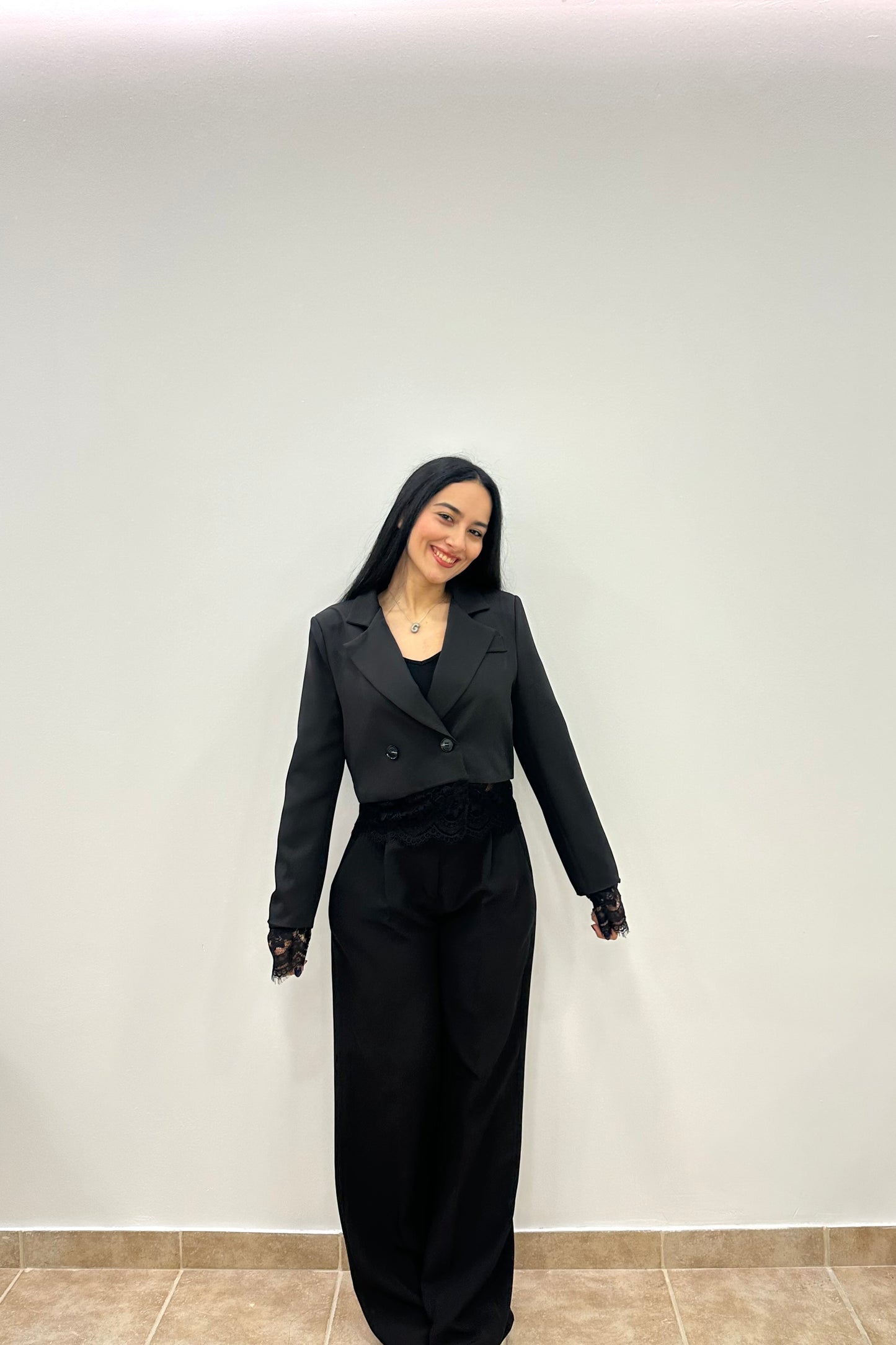Midnight Lace Blazer